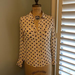 Jcrew 100% silk blouse